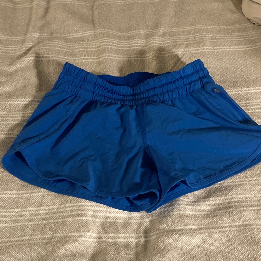 Lululemon shorts, blue
